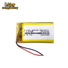 372244 200mAh 3.7V lithium rechargeable battery Liter energy battery for MP3 MP4 GPS DVD bluetooth recorder headset e-book camera