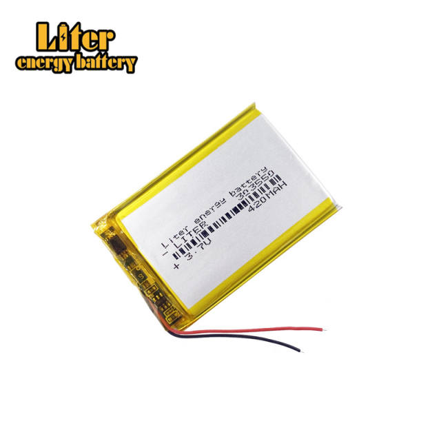 3.7V 420mAH 303550 Lithium Li-polymer Battery For DVD GPS MP3 MP4 E-book LED light speaker Bluetooth Headphone Camera