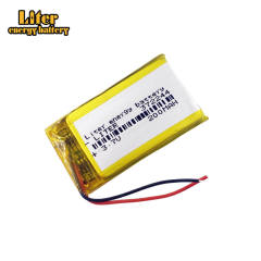 372244 200mAh 3.7V lithium rechargeable battery Liter energy battery for MP3 MP4 GPS DVD bluetooth recorder headset e-book camera