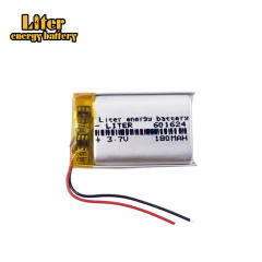 3.7v 180mah 601624 Liter energy battery li-polymer rechargeable battery for small smart device