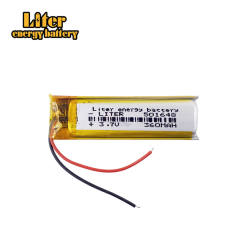3.7V 501648 360mah Lithium Polymer Rechargeable Battery For MP3 GPS bluetooth headset LED Lamp Smart bracelet
