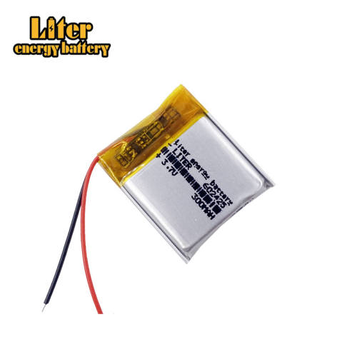 3.7V 300mAH 602425 Liter energy battery polymer lithium ion / Li-ion battery for SMART WATCH GPS