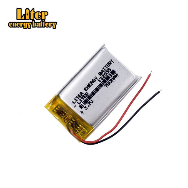 132035 3.7V 780mAh Liter energy battery polymer lithium Rechargeable battery for MP3 GPS DVD bluetooth recorder e-book camera