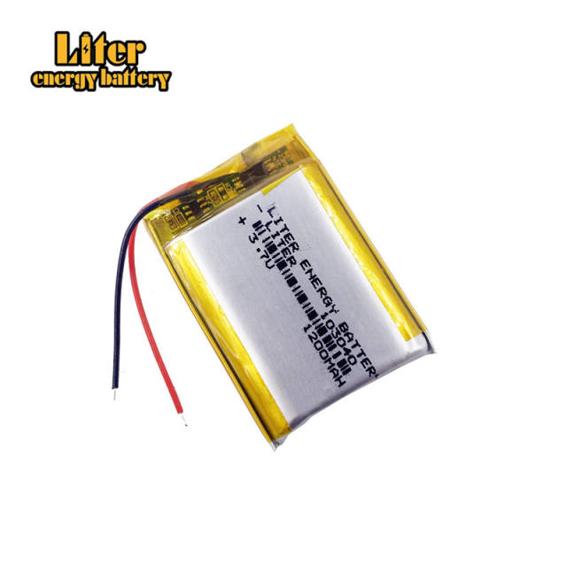 3.7V 103040 1200mah Liter energy battery Lithium Ion Polymer Battery For LED Flashlight Remote Controller Selfie Stick