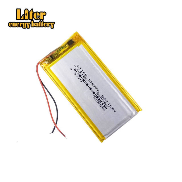 3.7V 304060 700mah Liter energy battery polymer lithium battery for MP3 MP4 MP5 GPS Bluetooth small toys