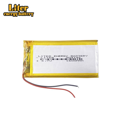 304192 3.7V 1600mAh Liter energy battery Rechargeable li-Polymer Battery For S6 S9600 smart phone