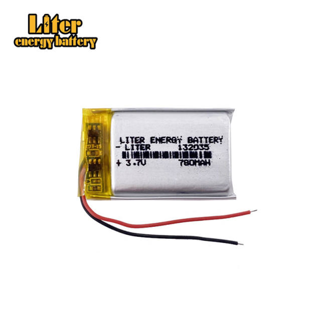 132035 3.7V 780mAh Liter energy battery polymer lithium Rechargeable battery for MP3 GPS DVD bluetooth recorder e-book camera