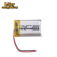 3.7V 802028 380mAh Liter energy battery Polymer Li-Po Batter For Camera DVC DVR GPS Sat Nav MP4 Music Player Audio Watches