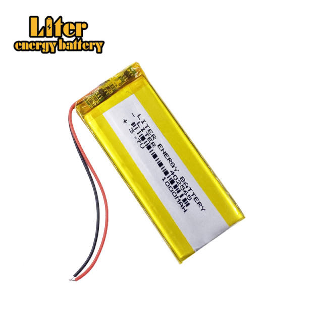 3.7V 402565 1000mAh Rechargeable li-polymer battery for MP3 MP4 MP5 small toys Bluetooth stereo