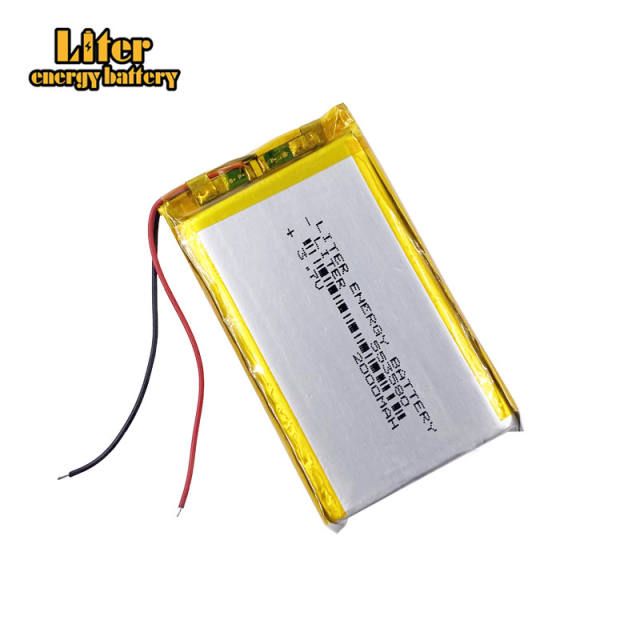553580 3.7V 2000MAH Liter energy battery Li-ion battery for tablet pc 7 inch 8 inch 9inc MP3 E-book bluetooth headset