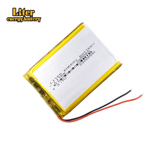 3.7V 385085 2200mAh Liter energy battery polymer lithium battery Tablet PC universal mobile phone battery clip