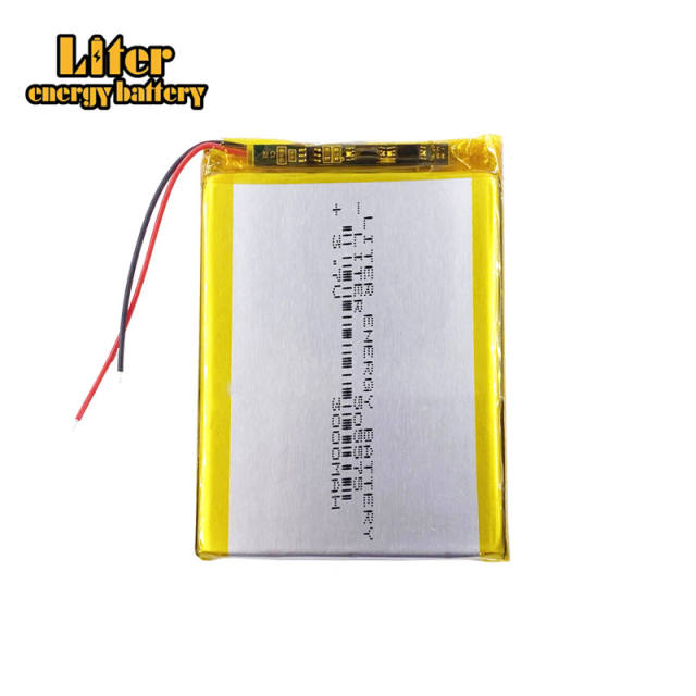 3.7V 3000mah 505575 Liter energy battery Lithium polymer Battery For Tablet V3000HD MP4 GPS DVD
