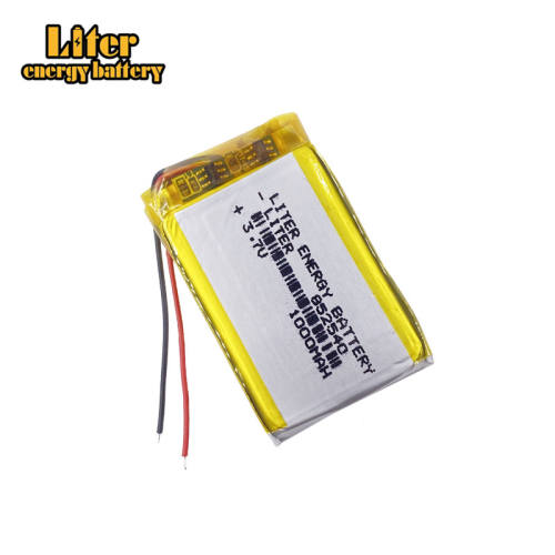 1000mAh 852540 3.7V Liter energy battery lithium polymer battery  scan code instrument speaker driving mouse flashlight