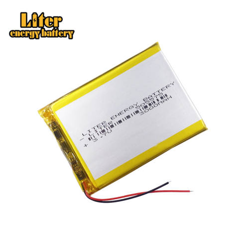 3.7V 3000mah 505575 Liter energy battery Lithium polymer Battery For Tablet V3000HD MP4 GPS DVD