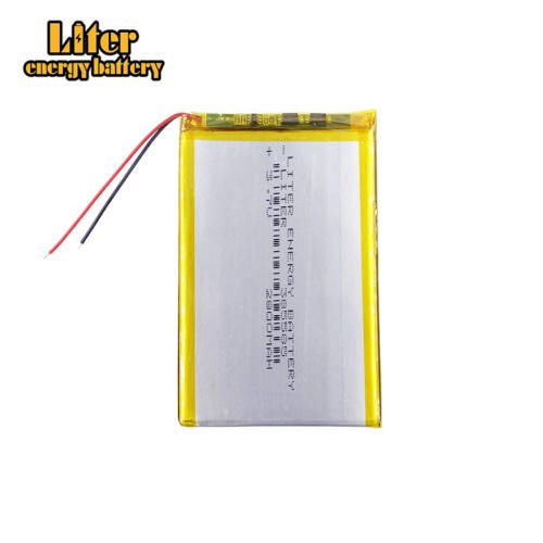 3.7V 385585 2800mah Liter energy battery li-polymer rechargeable battery e-books GPS PDA Recreational machines