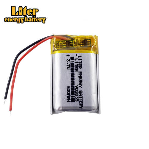 902035 3.7V 600mAh Liter energy battery polymer lithium Rechargeable battery for MP3 GPS DVD bluetooth recorder e-book camera