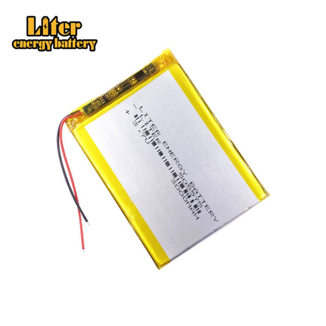 3.7V 3000mah 505575 Liter energy battery Lithium polymer Battery For Tablet V3000HD MP4 GPS DVD