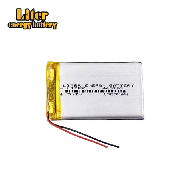 1500mAh 463762 3.7V Liter energy battery polymer battery smart home mobile devices