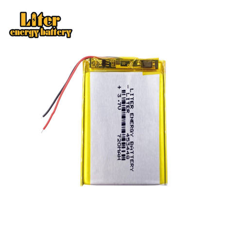 453448 3.7V 720mah Liter energy battery lithium ion rechargable battery For mp3 mp4 mp5 phone recorder Sports bracelet