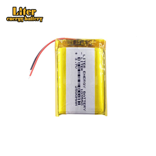 103550 3.7V 2500mAh Liter energy battery Rechargeable li-Polymer Battery For GPS MP3 mp4 SPeaker PAD GPS DVR toys
