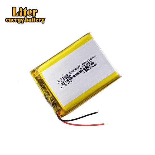 3.7V 673450 1250mAh Liter energy battery Lithium Polymer Rechargeable Battery For PAD camera GPS Speaker laptop