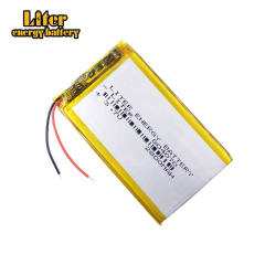 3.7V 2800mAh 804070 Lithium Polymer Rechargeable Battery For Solar LED lights PAD DVD Power bank Tablet PC Speaker