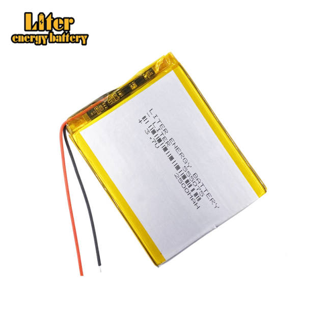 555075 2500mah 3.7V Liter energy battery  e-books GPS PDA Car recorder Li-polymer battery