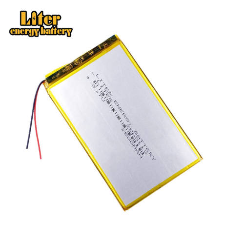 2865112 3.7V Rechargeable batteries 2500MAH Liter energy battery lithium polymer battery tablet battery mobile power