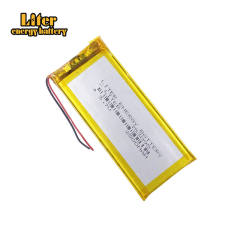 3.7V 2500MAH 753095 Liter energy battery Lithium Rechargeable Battery For GPS DVD E-book Tablet PC mobile phone power bank