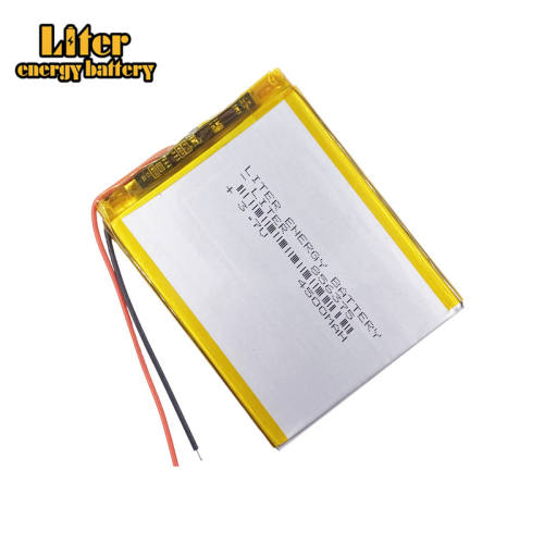 3.7 V 856375 4500mah Liter energy battery e-books GPS PDA Car recorder Recreational machines