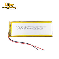 3.7V 3564120 3000mah Liter energy battery polymer lithium battery GPS navigation charging treasure mobile power Tablet PC