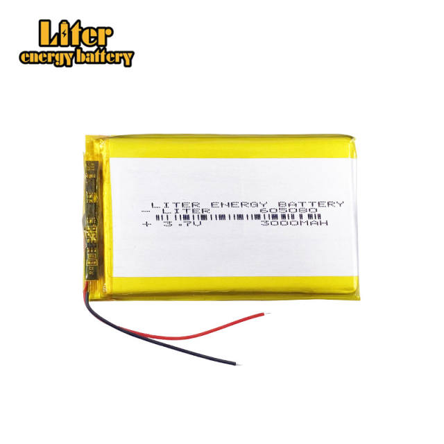 3.7V 3000mAh 605080  Liter energy battery Rechargeable Battery Polymer Lithium For GPS Tablet PC Laptop power bank PAD Camera