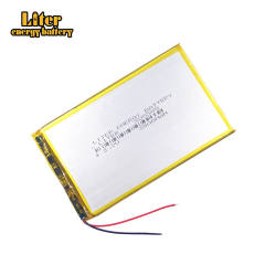 3.7 v lithium polymer battery 505585 3500mah Liter energy battery mobile power supply 7 inch tablet battery