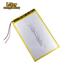 3000mAH 406488 3.7V Liter energy battery Polymer lithiumion Li-ion Tablet pc battery For 7,8,9 inch ICOO