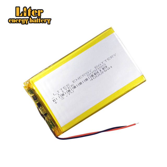 805080 4000mAh Liter energy battery lithium  polymer rechargeable battery For Mp3 Power bank PSP phone PAD protable tablet PC