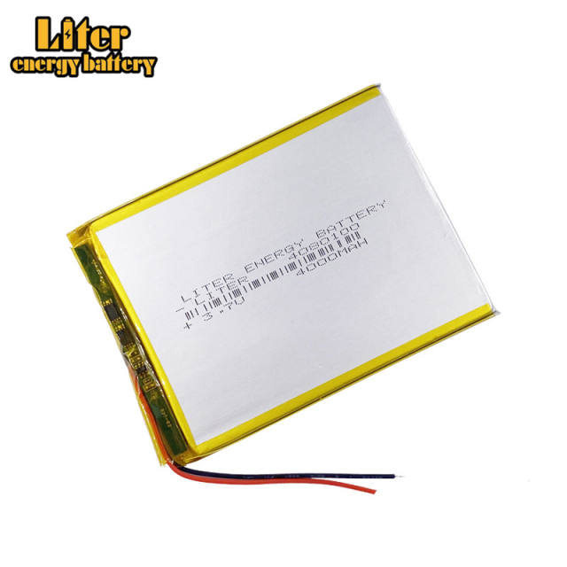 3.7V 4080100 4000mah Liter energy battery polymer lithium battery suitable for tablet PC digital products