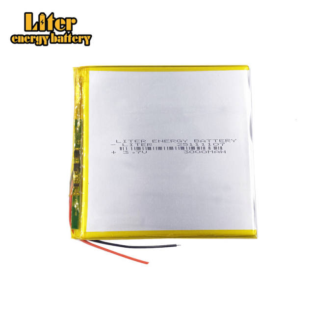 25111107 3.7V 3000MA Liter energy battery brand Tablet PC MID general large capacity battery panel tablet battery