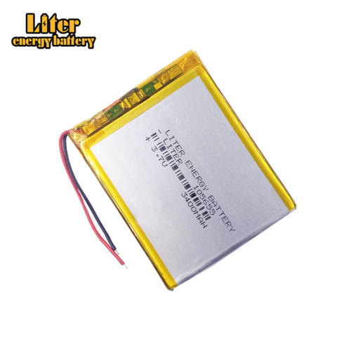 3.7v 105655 3000mAh Liter energy battery lithium polymer rechargeable battery for GPS vehicle traveling data recorder soft