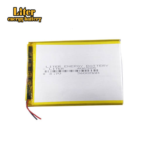 406585 3.7V 3600mAh Liter energy battery Rechargeable li Polymer Battery For MP4 MP5 GPS ipod DVR Tablet PC Mobiles