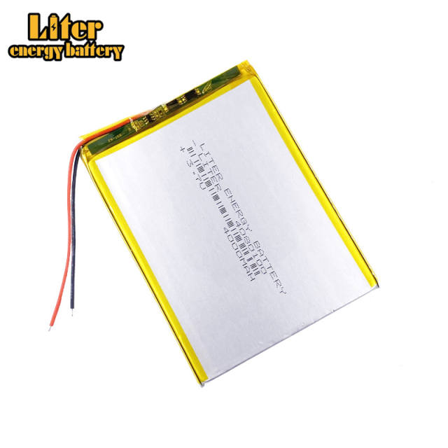 3.7V 4080100 4000mah Liter energy battery polymer lithium battery suitable for tablet PC digital products