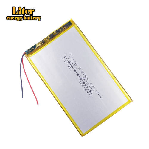 3.7 v lithium polymer battery 505585 3500mah Liter energy battery mobile power supply 7 inch tablet battery