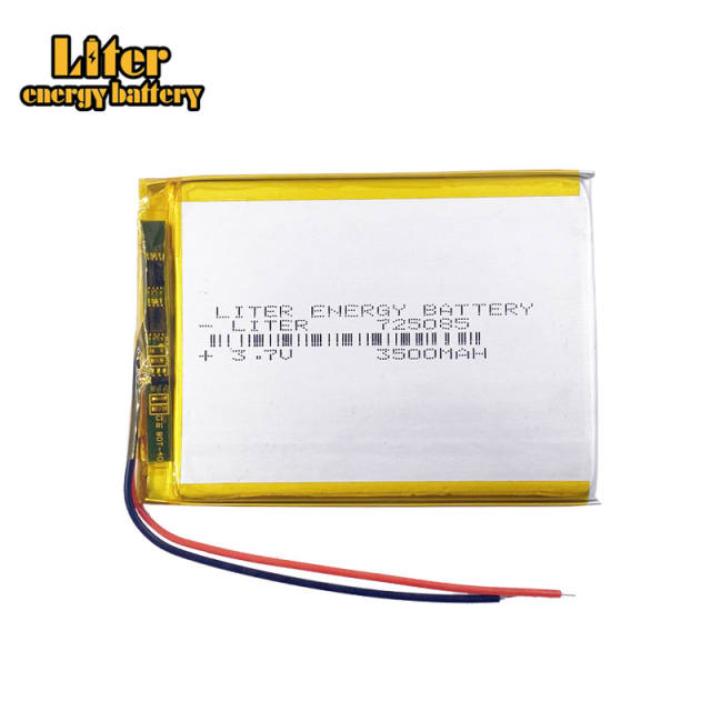 725085 3.7V 3500mah Liter energy battery Lithium polymer Battery For MP5 GPS Tablet PC Digital Products