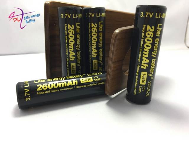 8 Pcs/lot New Original 18650 Wholesale 100% Authentic Liter Energy Battery 3.7v 18650 2600mah Li-ion Battery