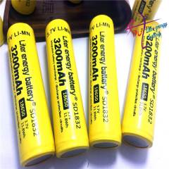 4 pcs/lot New Original 18650 NCR18650B Rechargeable Li-ion battery 3.7V 3200mAh Flashlight batteries use