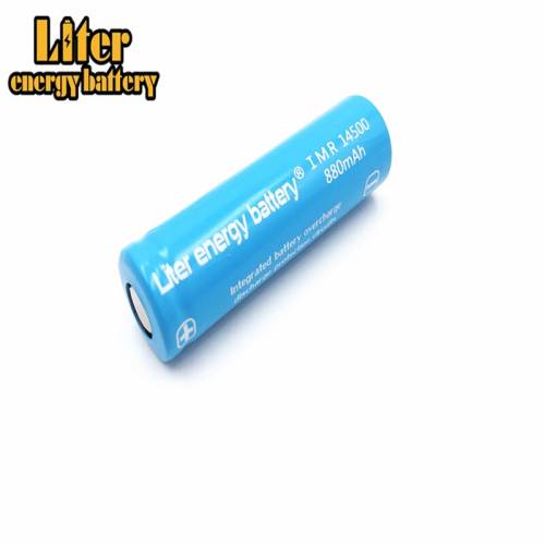2pcs! Liter Energy Battery 3.7v 14500 Battery 880mah Li-ion Rechargeable Battery For Led Flashlight Toys Bicycle Lamp Headlamp