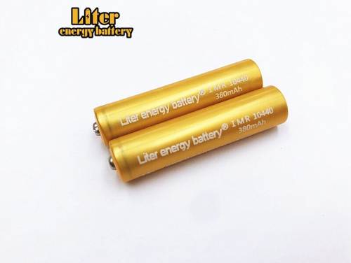 4pcs Liter Energy Battery 3.7v 380mah High Capacity 10440 Li-ion Rechargeable Battery Aaa Battery For Led Flashlights Headlamps