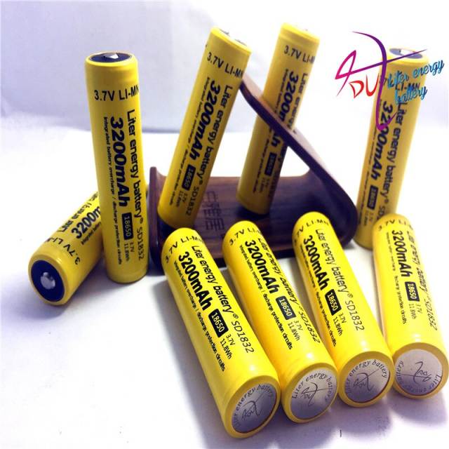 2pcs 100% New Original Ncr18650b 3.7 V 3200 Mah 18650 Lithium Rechargeable Battery Flashlight Batteries