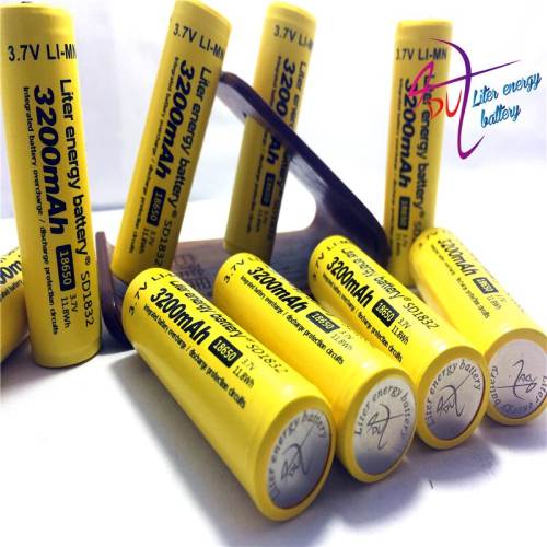 3pcs New Protected Original 18650 Rechargeable Battery 3200 Mah Ncr18650b With Pcb 3.7v Batteris
