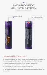 10PCS 5000ML USB 18650 3500mAh 3.7V Li-ion battery USB Li-ion Rechargebale battery + USB wire