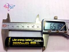 8 Pcs/lot New Original 18650 Wholesale 100% Authentic Liter Energy Battery 3.7v 18650 2600mah Li-ion Battery